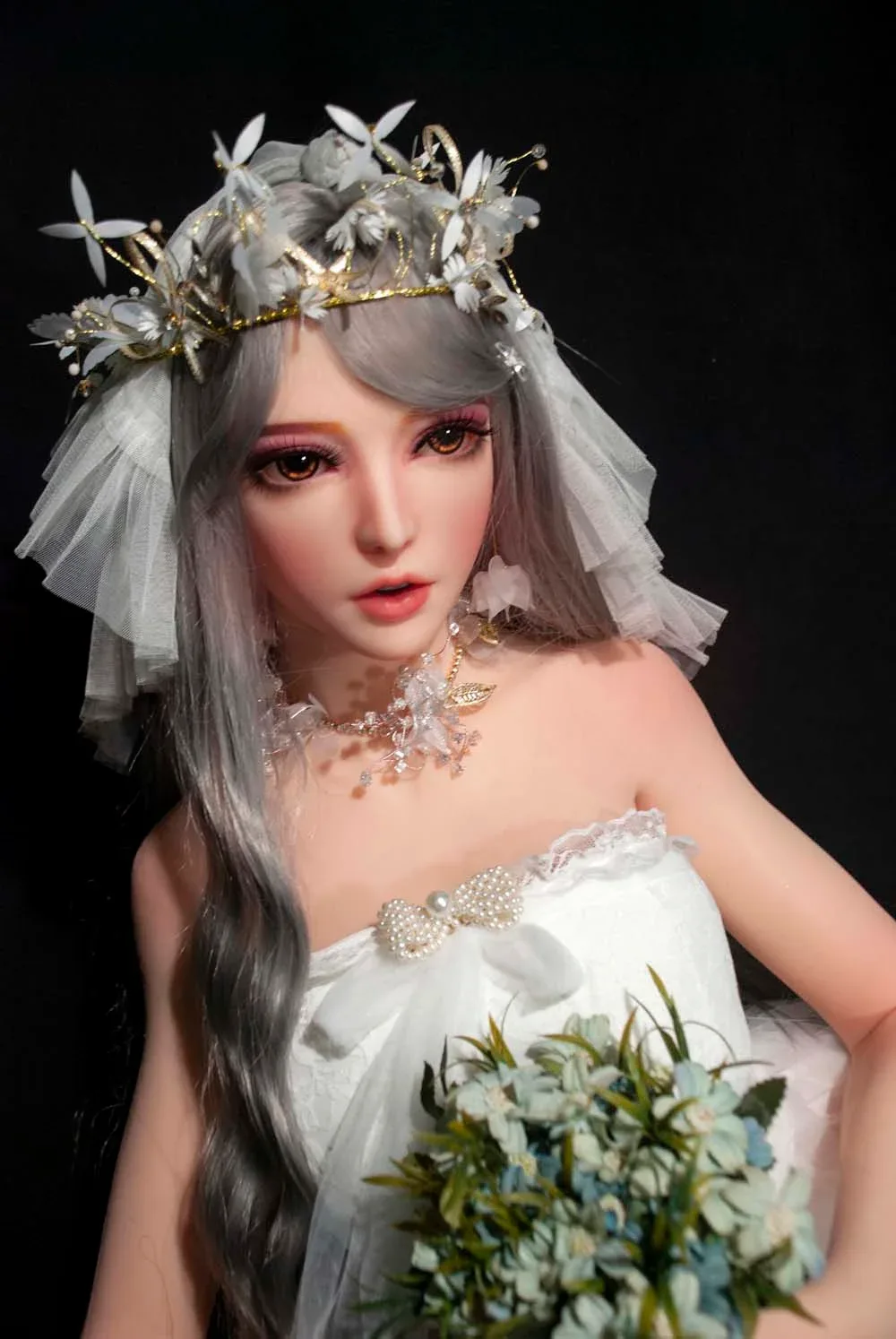 Yoshida Ayumi 150cm(4ft11) Bridal Bliss Silicone Sex Dolls - Elsa Babe® view 4