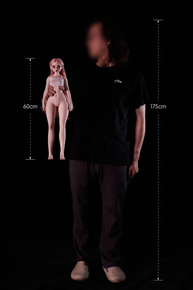 Hilary 60cm(2ft) XS Full Silicone Mini Sex Doll-Climax Doll® view 6