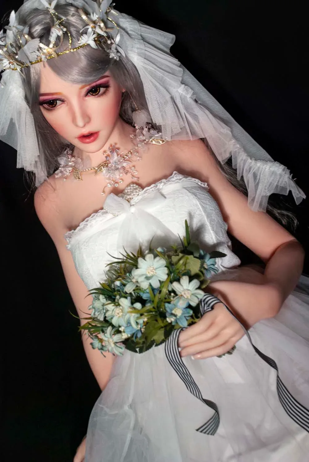 Yoshida Ayumi 150cm(4ft11) Bridal Bliss Silicone Sex Dolls - Elsa Babe® view 3