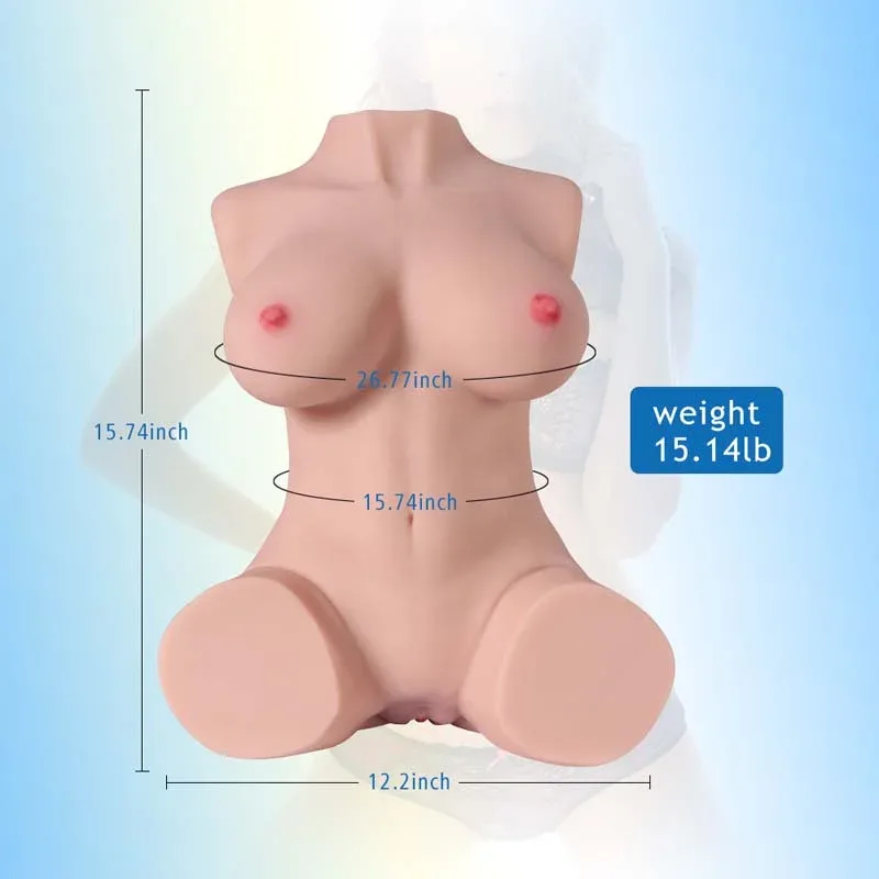 37cm TPE Mini Sex Doll Torso Lorraine view 2