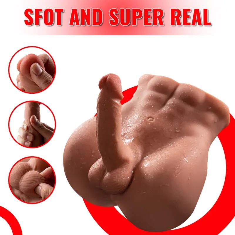 24cm TPE Male Sex Doll Torso Bartley view 4