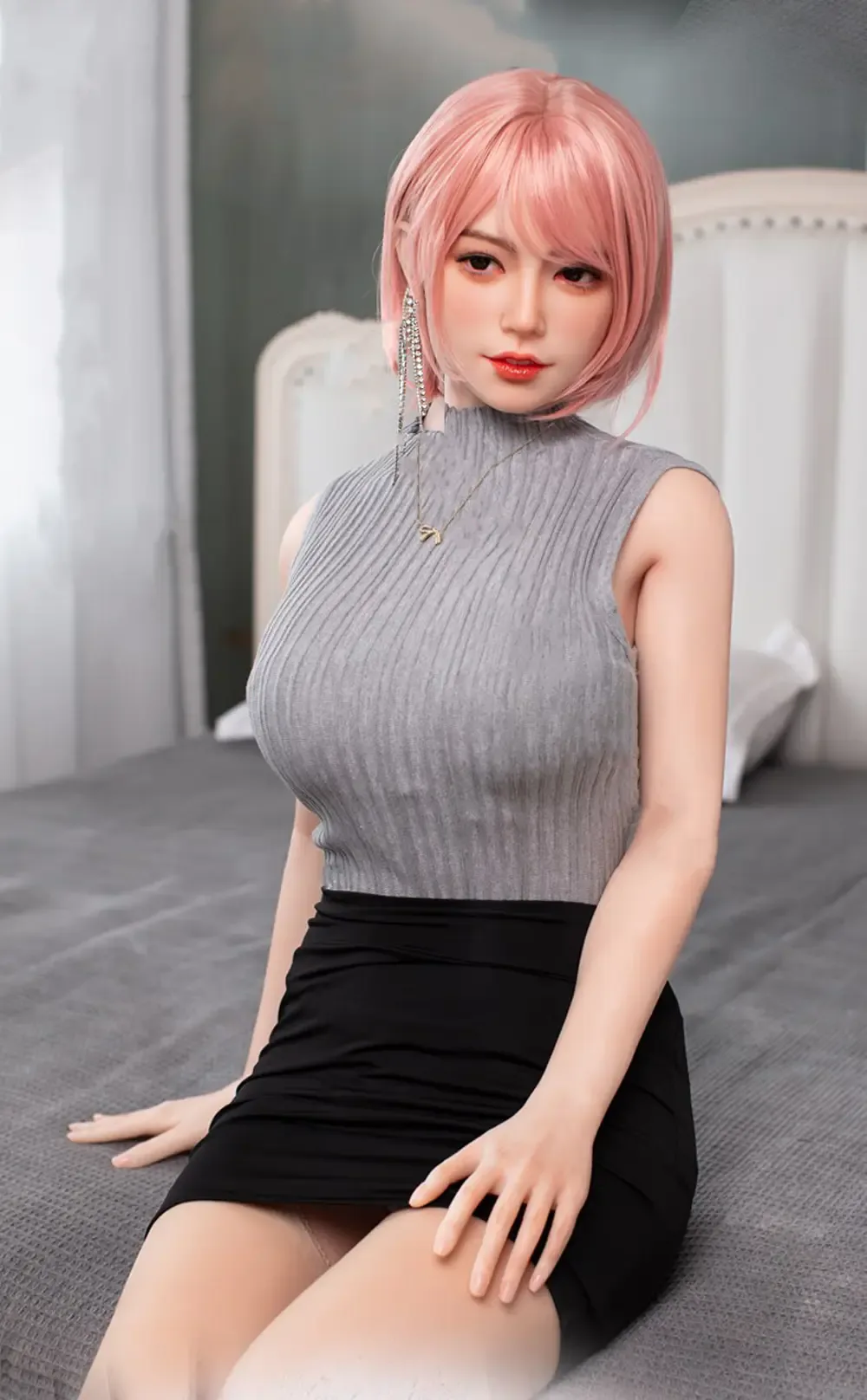 Nan 160cm(5ft3) D-cup Full Silicone Realistic Sex Doll - JX Doll® view 4