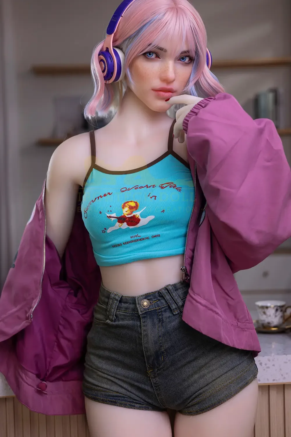 Heidi 162cm(5ft4) A-cup Silicone Head Sex Doll view 1