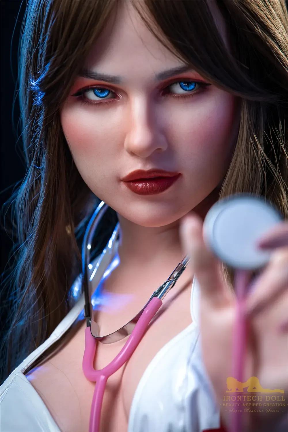 Hazel 152cm(5ft) A-cup Cosplay Silicone Sex Doll - Irontech Doll® view 5