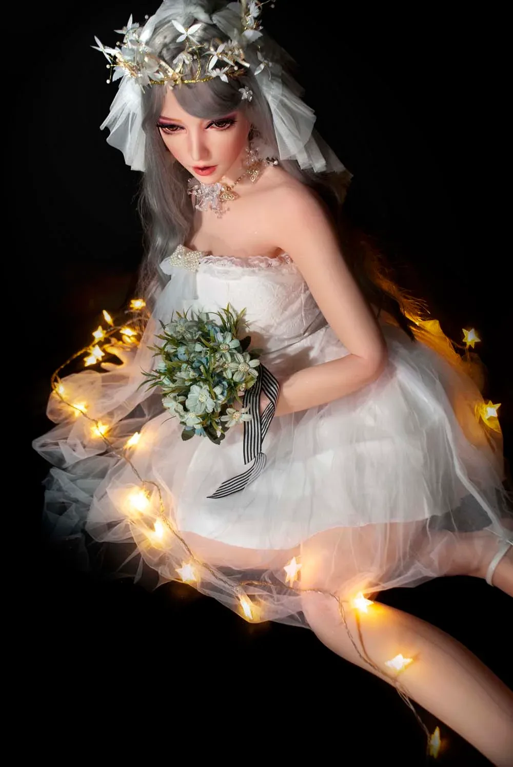 Yoshida Ayumi 150cm(4ft11) Bridal Bliss Silicone Sex Dolls - Elsa Babe® view 6