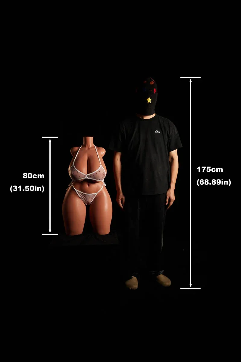 80cm(2ft7) K-cup BBW Full Silicone Sex Doll Torso Adult Toys-CLM® view 7