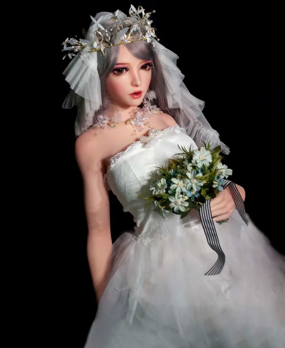 Yoshida Ayumi 150cm(4ft11) Bridal Bliss Silicone Sex Dolls - Elsa Babe® view 5