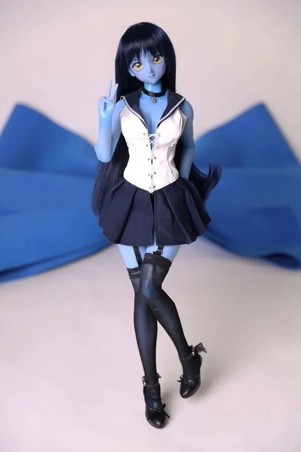 Sailor Moon Sex Doll 60cm (1ft12) Silicone Body,Blue Skin - Climax Doll® view 2