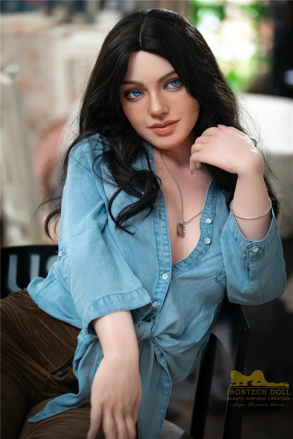 Ivy 152cm(5ft) A-cup Silicone Realistic Sex Doll - Irontech Doll® view 1