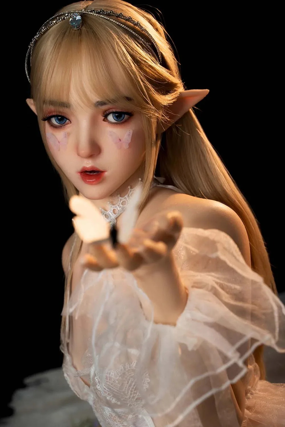 Nia 150cm(4ft11) A-cup Silicone Elf Sex Doll - SY Doll®