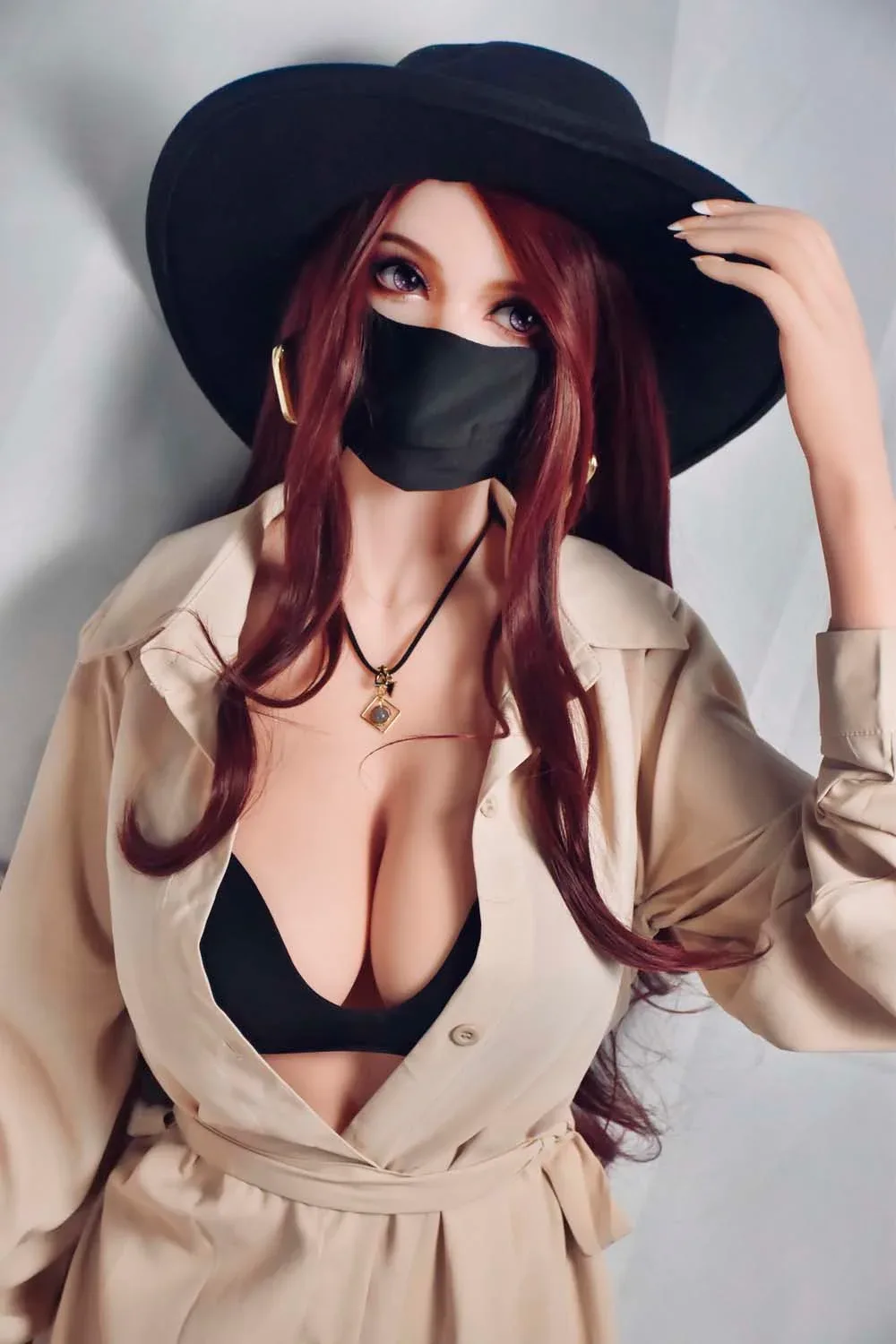 Kurokawa Mio 150cm(4ft11) Silicone Love Doll - Elsa Babe® view 4