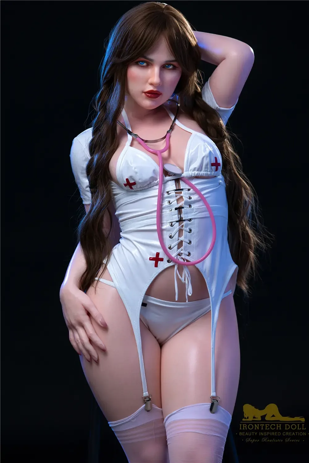 Hazel 152cm(5ft) A-cup Cosplay Silicone Sex Doll - Irontech Doll® view 1