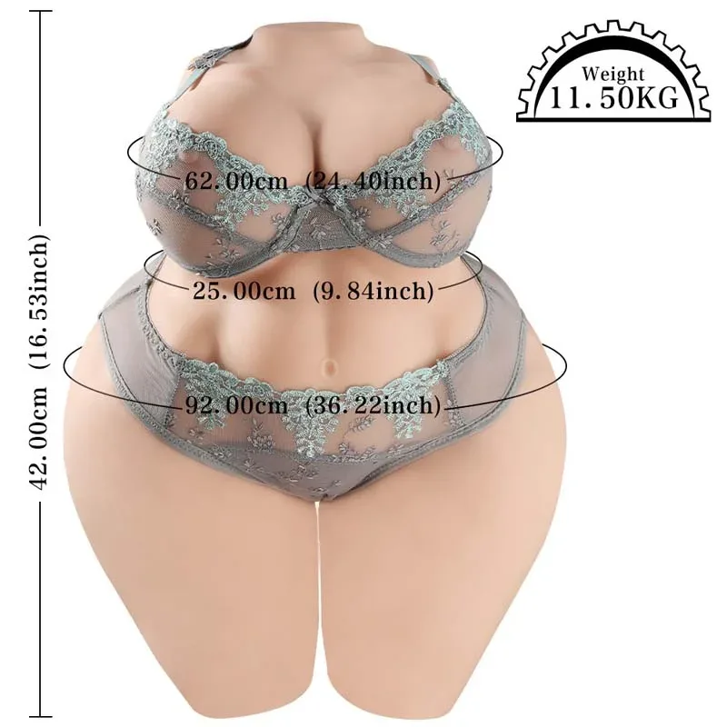 Irma TPE 92cm Big Buttocks Sex Doll Torso view 7