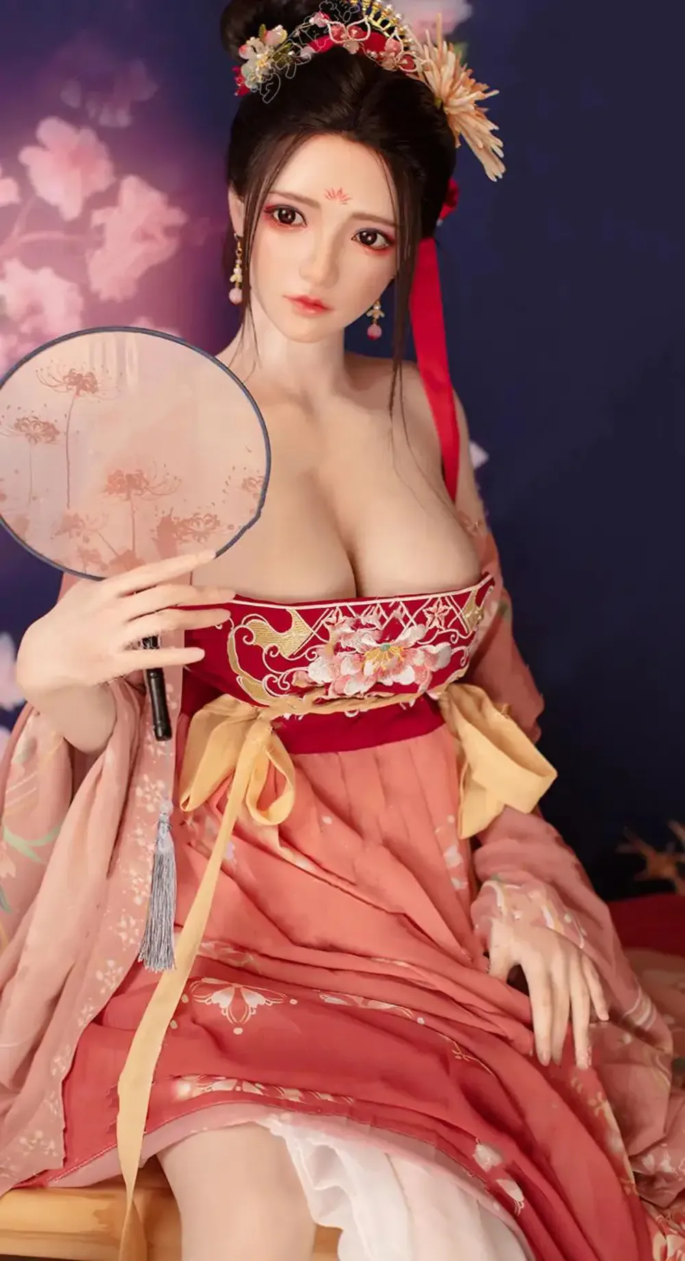 Qi 150cm(4ft11) D-cup Full Silicone Asian Sex Doll - JX Doll®
