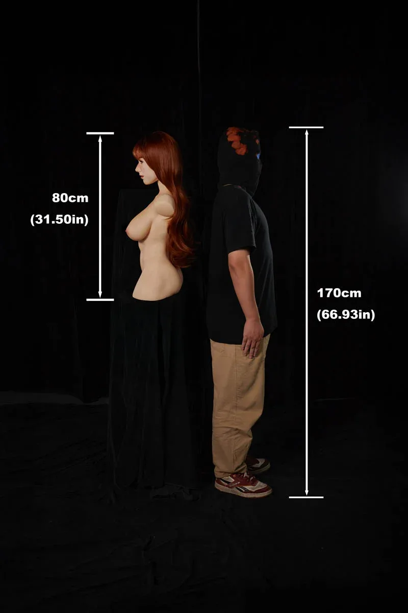 Livia 80cm(2ft7) F-cup Full Silicone Sex Doll Torso-CLM® view 8