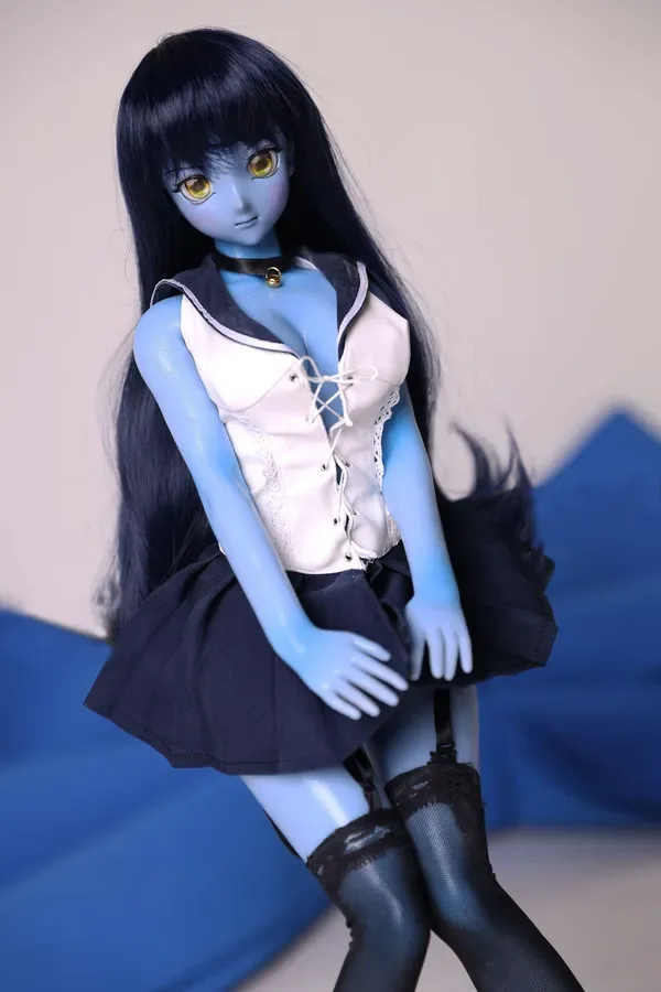 Sailor Moon Sex Doll 60cm (1ft12) Silicone Body,Blue Skin - Climax Doll® view 1