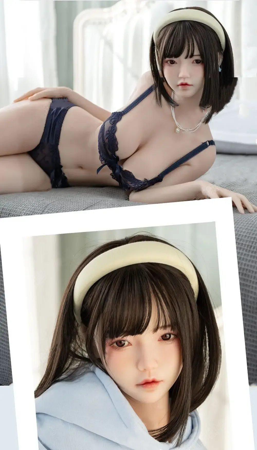 Anzu 150cm(4ft11) D-cup Full Silicone Sex Doll - JX Doll® view 2