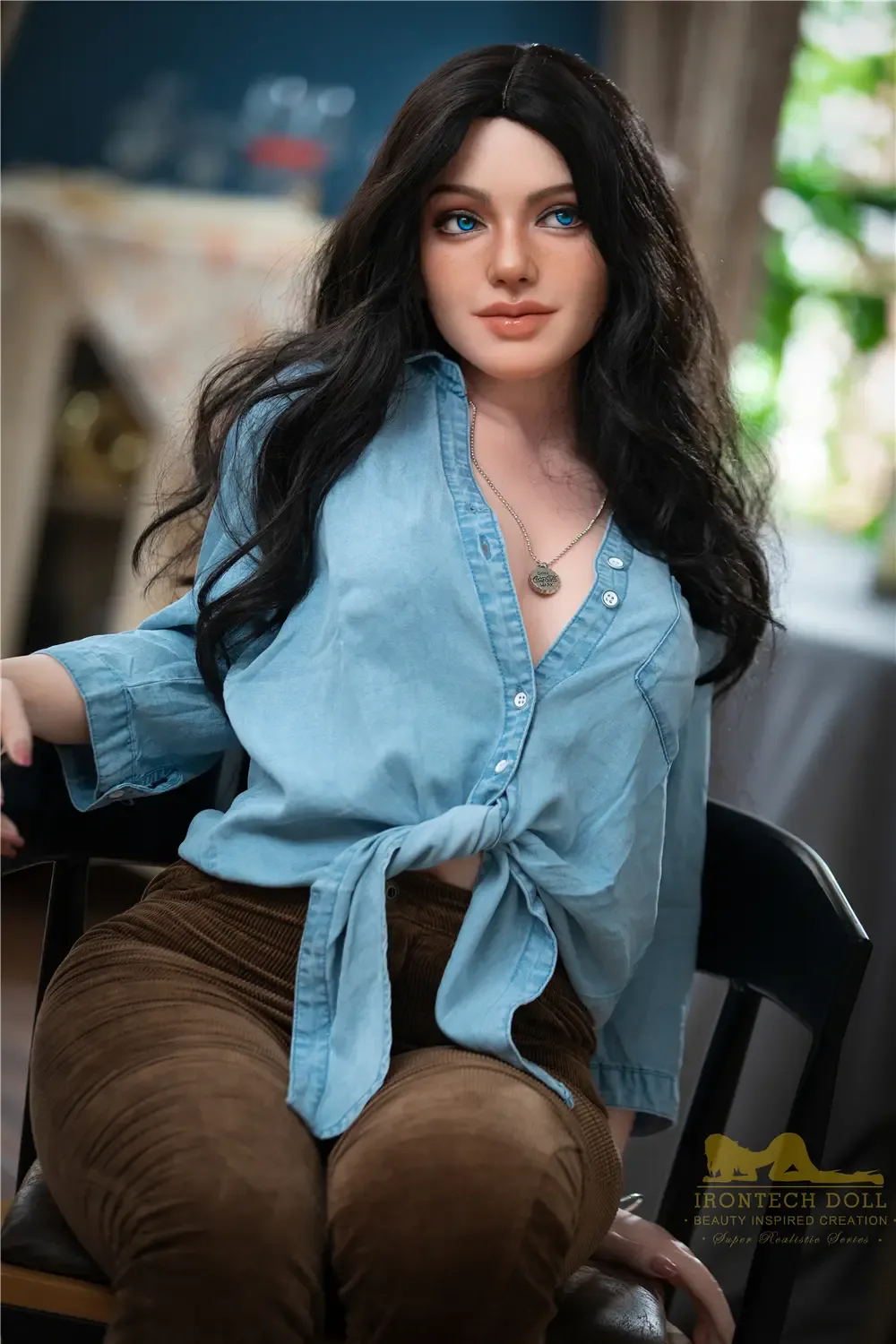 Ivy 152cm(5ft) A-cup Silicone Realistic Sex Doll - Irontech Doll® view 3