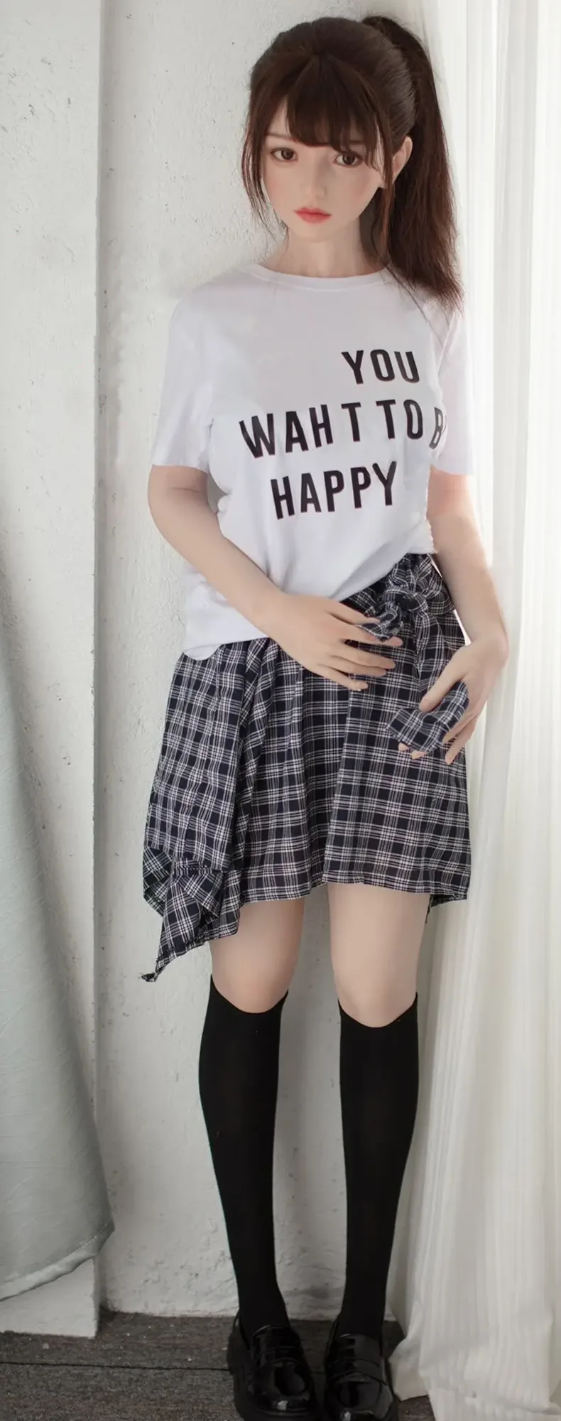 Qi 160cm(5ft3) D-cup Full Silicone Teen Sex Doll - JX Doll® view 5