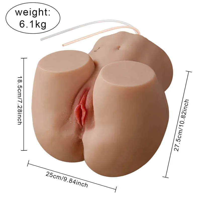 27.5cm Auto Sucking TPE Sex Doll Torso Agatha view 6