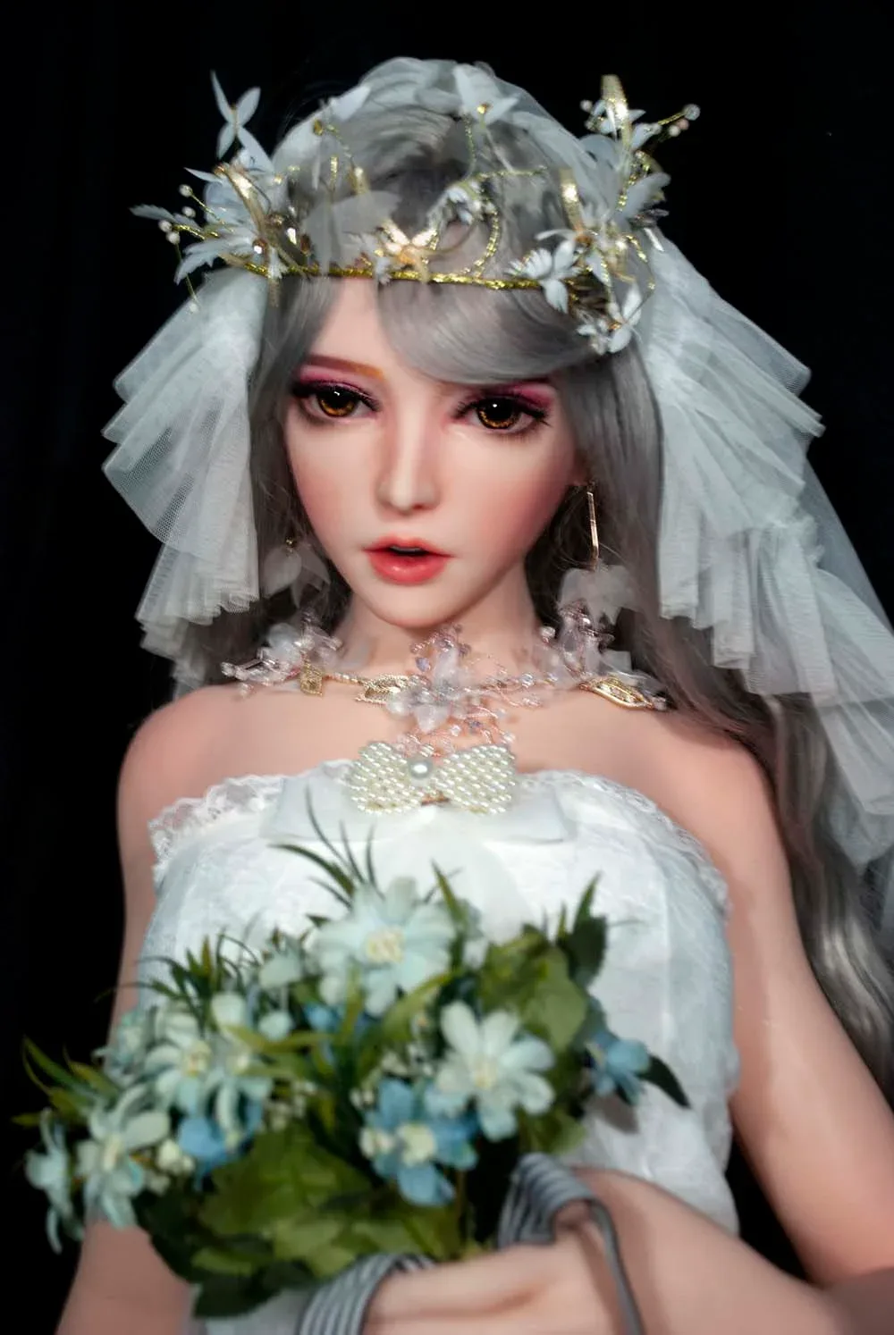 Yoshida Ayumi 150cm(4ft11) Bridal Bliss Silicone Sex Dolls - Elsa Babe®