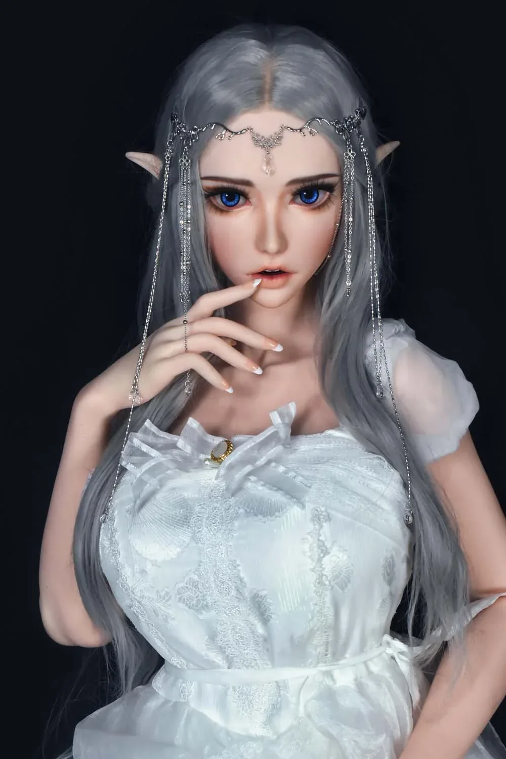 Kouno Ria 165cm(5ft5) Premium Silicone Elf Sex Doll - Elsa Babe® view 3
