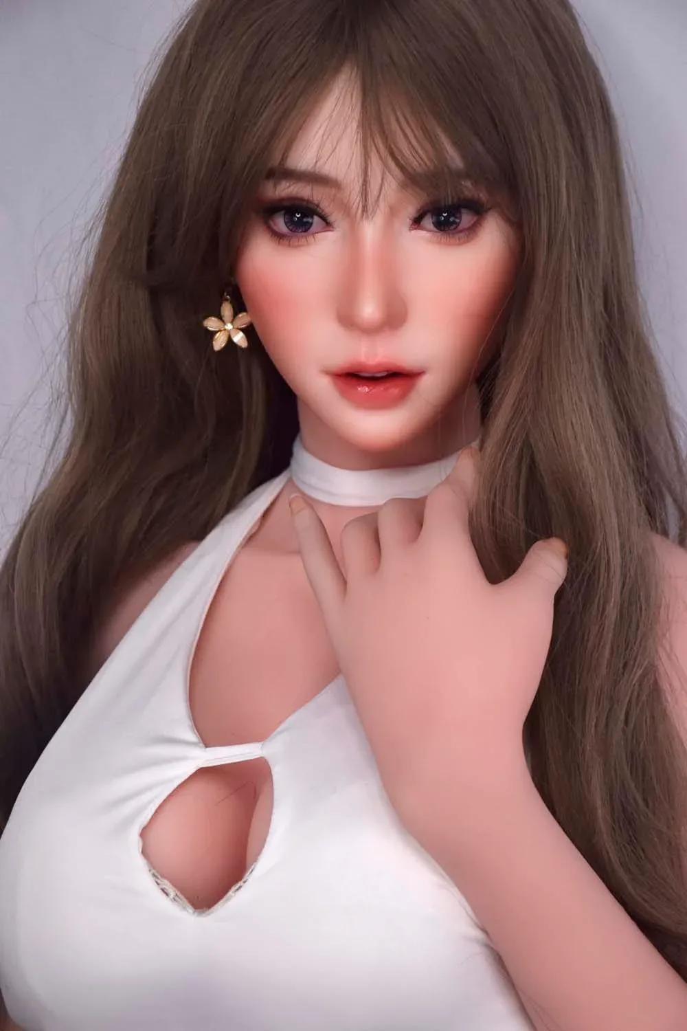 Amami Tomoko 165cm (5ft5) Premium Silicone Sex Doll - Elsa Babe® view 4